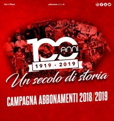 Inizia la campagna abbonamenti del centenario