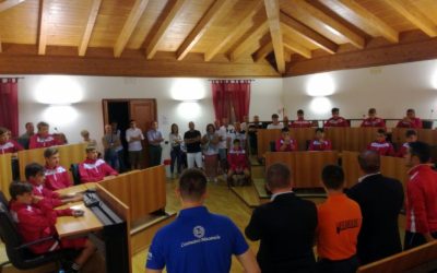 Under 15 ricevuta dal Sindaco di Ferriere