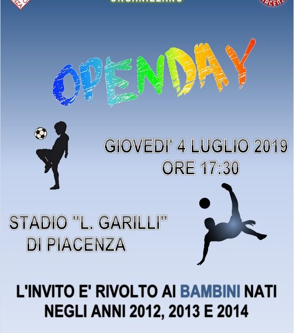 Open Day allo Stadio Garilli