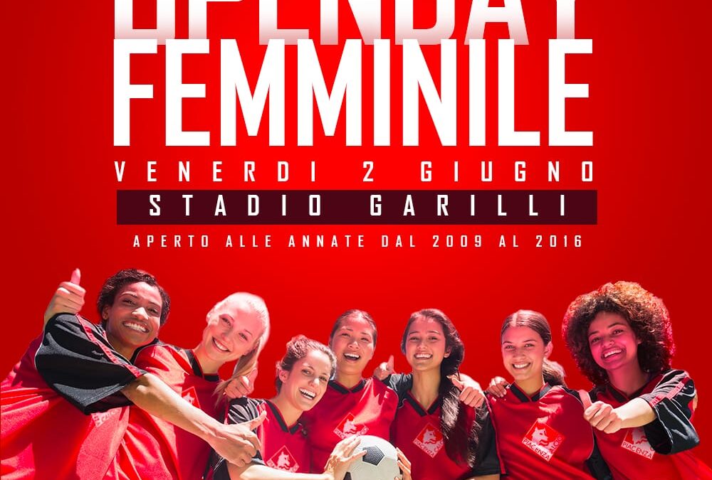 Open Day Calcio Femminile allo Stadio Garilli