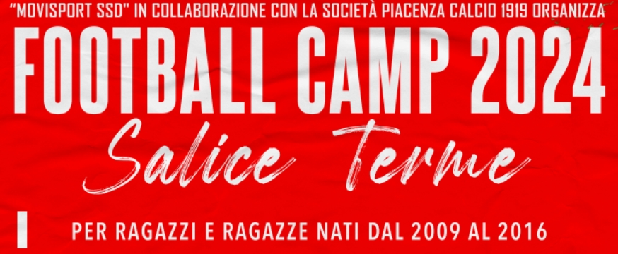 Piacenza Football Camp a Salice Terme