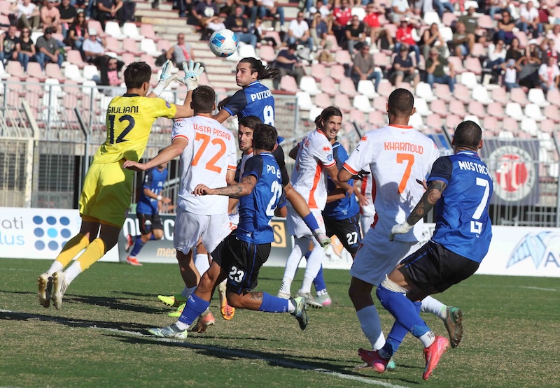 Pareggio al Garilli tra Piacenza e Pistoiese